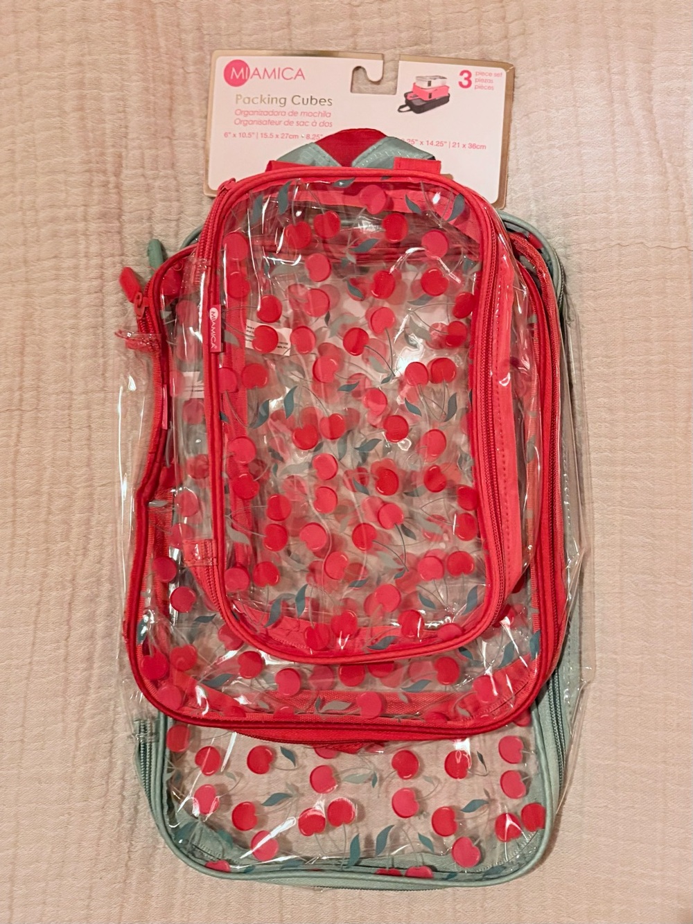 Miamica Packing Cubes - set of 3